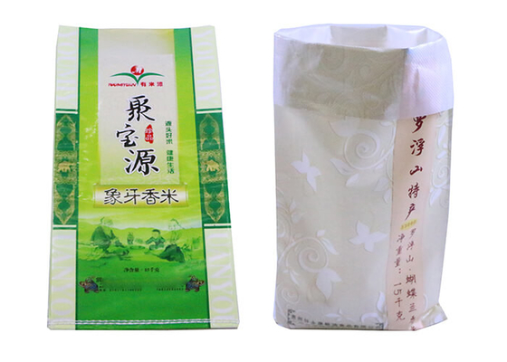 चीन 25Kg Polypropylene Flour Packaging Bags , Wpp Woven Flour Bags Environment Friendly आपूर्तिकर्ता