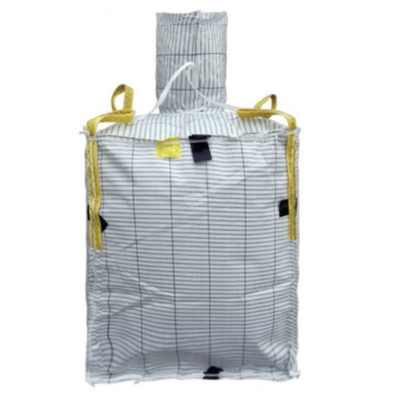 ज्वलनशील सामानों के लिए पॉलीप्रोपाइलीन प्रवाहकीय कंटेनर बैग, 2000 किग्रा टाइप बी बल्क बैग