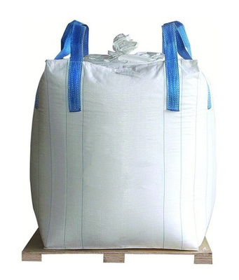 50-110 सेमी एफआईबीसी जंबो बैग बड़ा 1000 किलो पीपी बुना क्रॉस कोण लूप