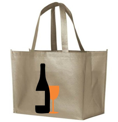फोल्डेबल पैकिंग पीपी बैग बायोडिग्रेडेबल लैमिनेटेड गैर बुना पॉलीप्रोपाइलीन शॉपिंग बैग
