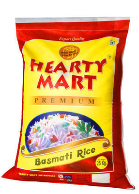 300-700 मिमी पीपी बुना चावल बैग 25 किलो गेहूं का आटा पैकिंग बैग