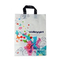 एमडीपीई लूप हैंडल कैरियर बैग 300 मिमी 70 सेमी साफ़ शॉपिंग बैग